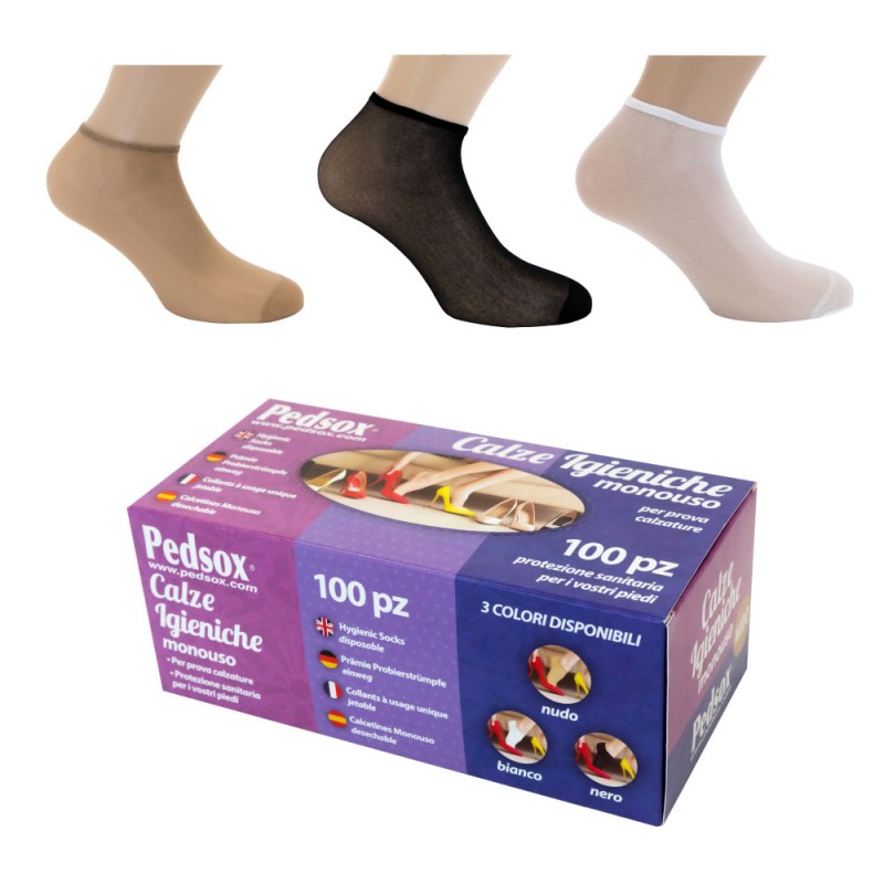 Disposable tryon socks Calze Monouso Pedsox